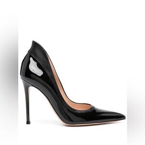 Gianvito Rossi Tuxedo 100mm Leather Pumps/7.5